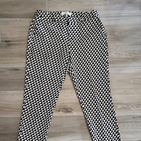 Joie Pants - Joie Cropped black and white pants